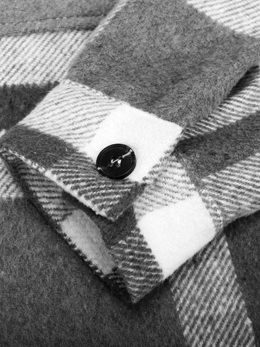 Comfy Flannel Classic Button-Down Shirt black image 5 