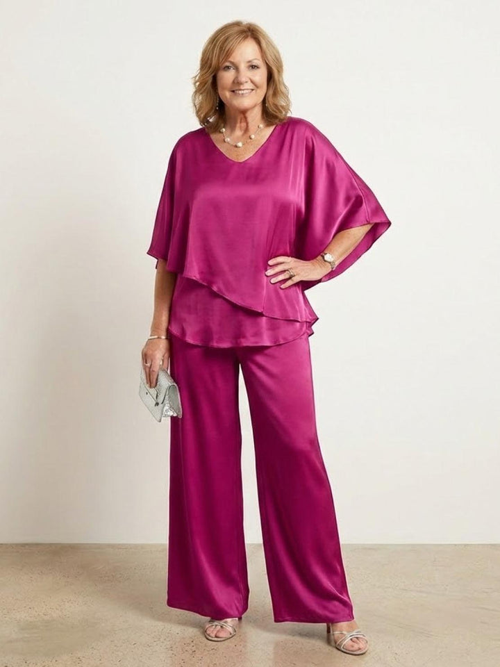 Elegant Layers Two-Piece Set barbara pink image 1 
