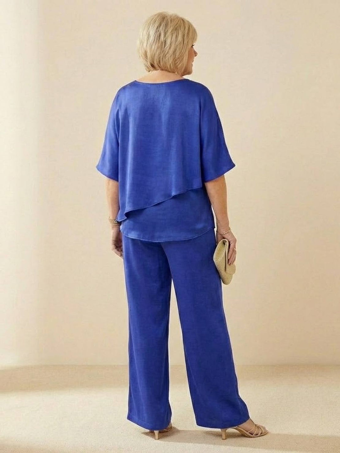 Elegant Layers Two-Piece Set royal blue image 5 