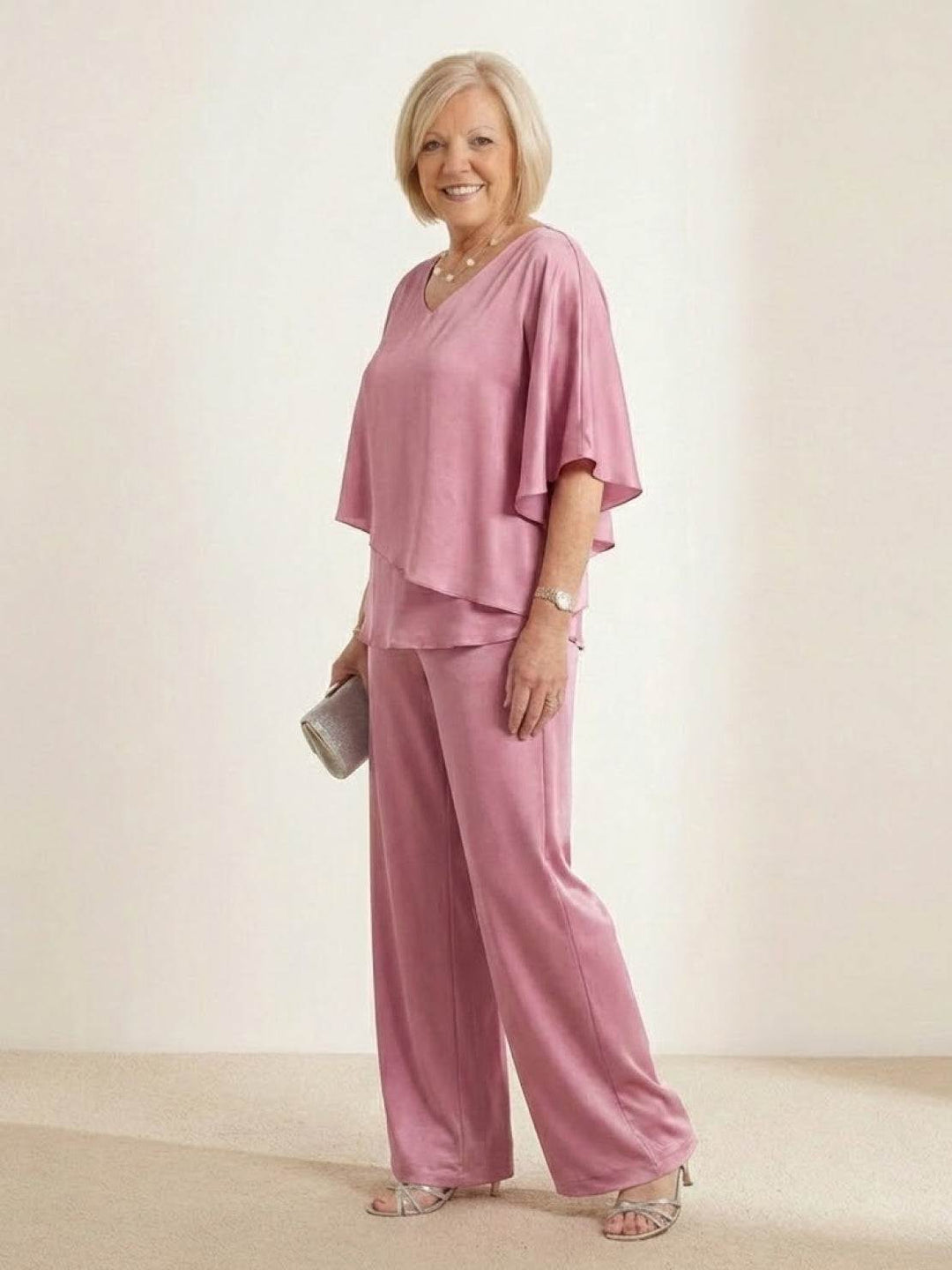 Elegant Layers Two-Piece Set light pink image 4 