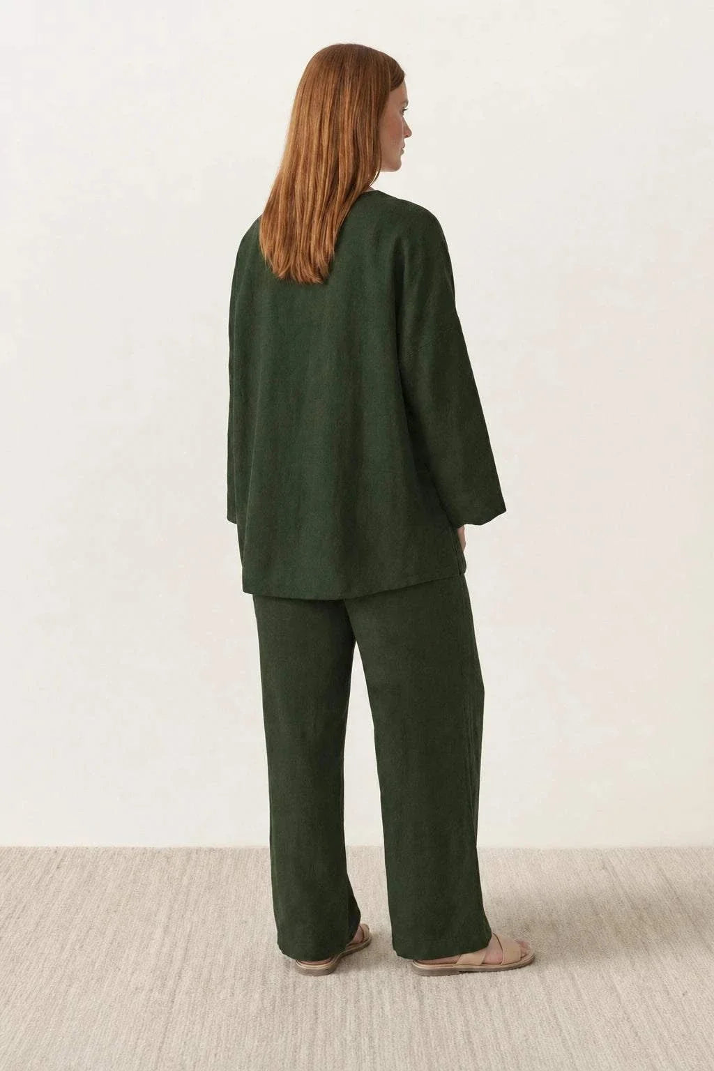 Everyday Fashion Loose Fit Two-Piece Matching Set army green image 4 