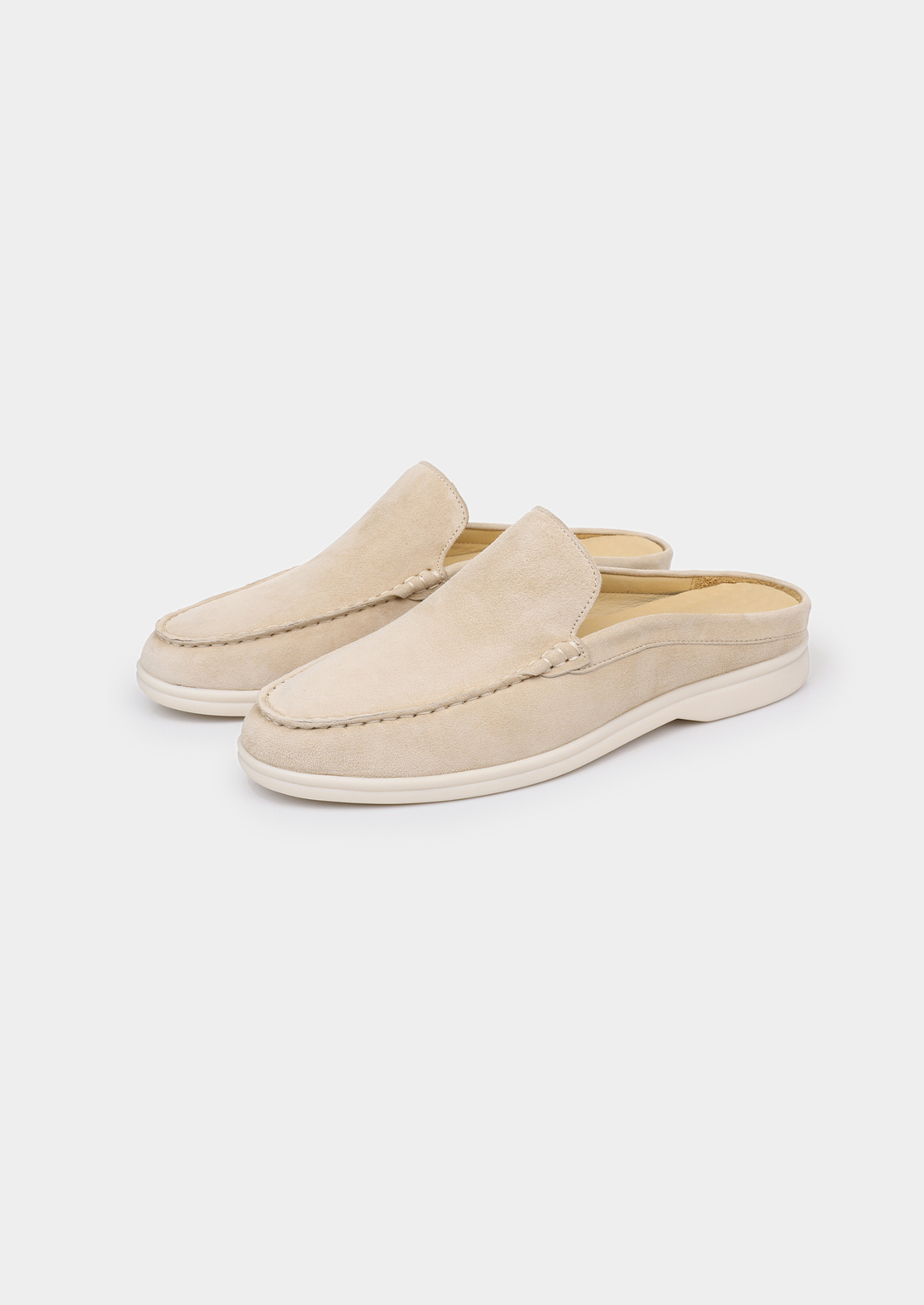 Marina Suede Slipper ivory image 1 #color_ivory
