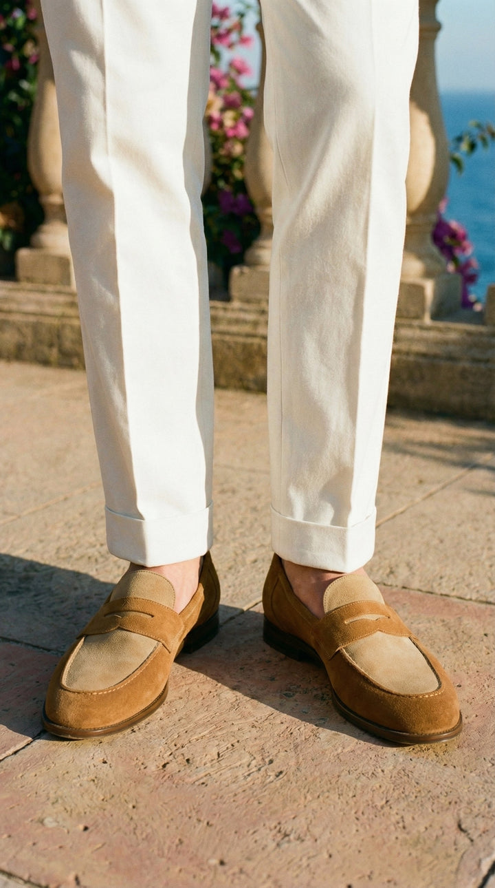 Smart Luxury Pleated Chino Pants
