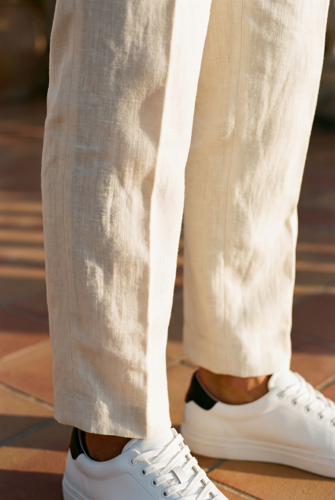 Business Casual BLENIN 100% Linen Pants
