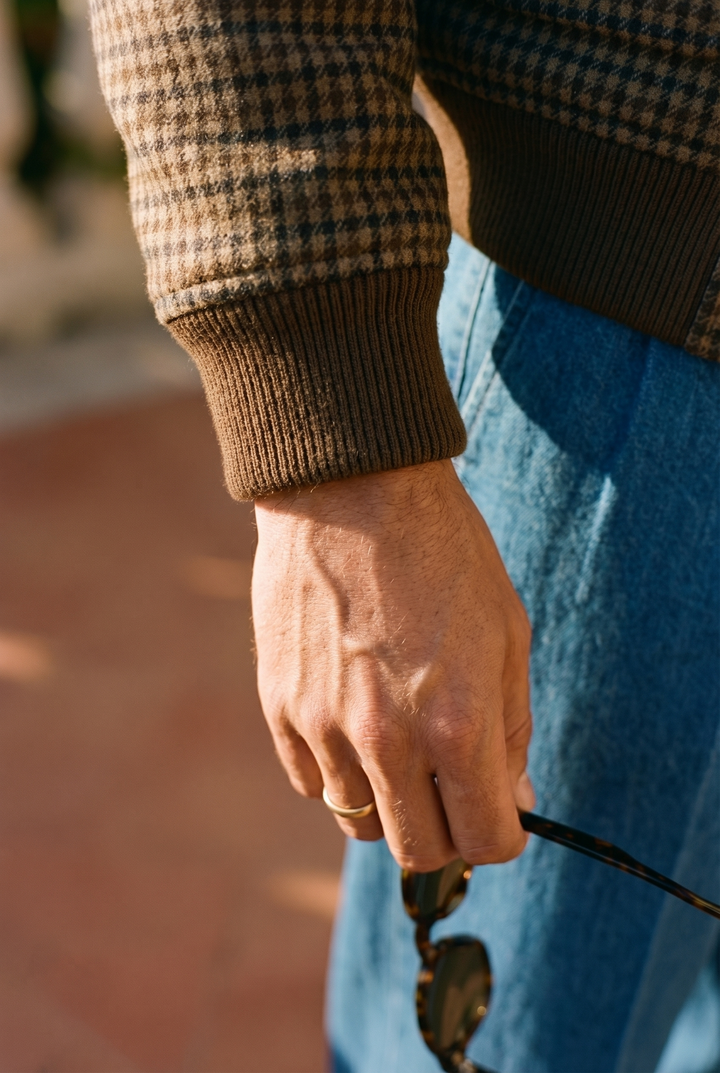 Autumn Countryside English Plaid Jacket
