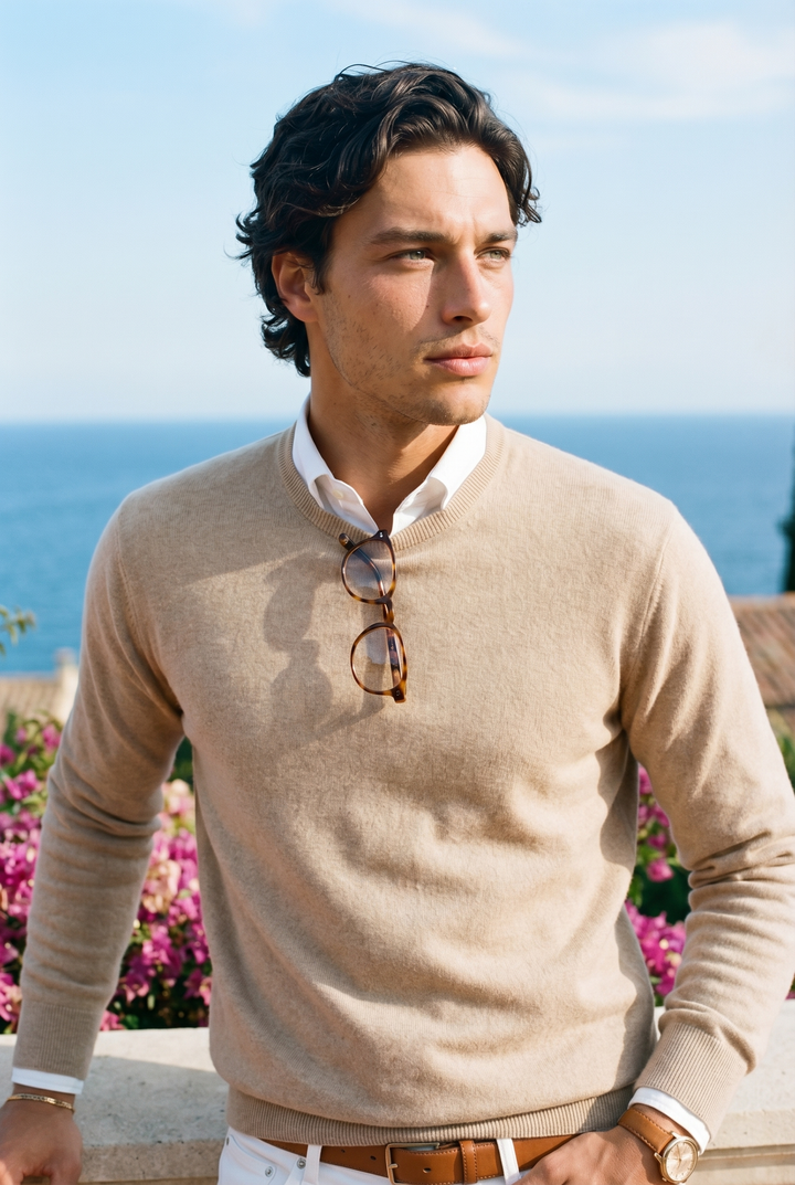 100% Cashmere Classic Roundneck Sweater