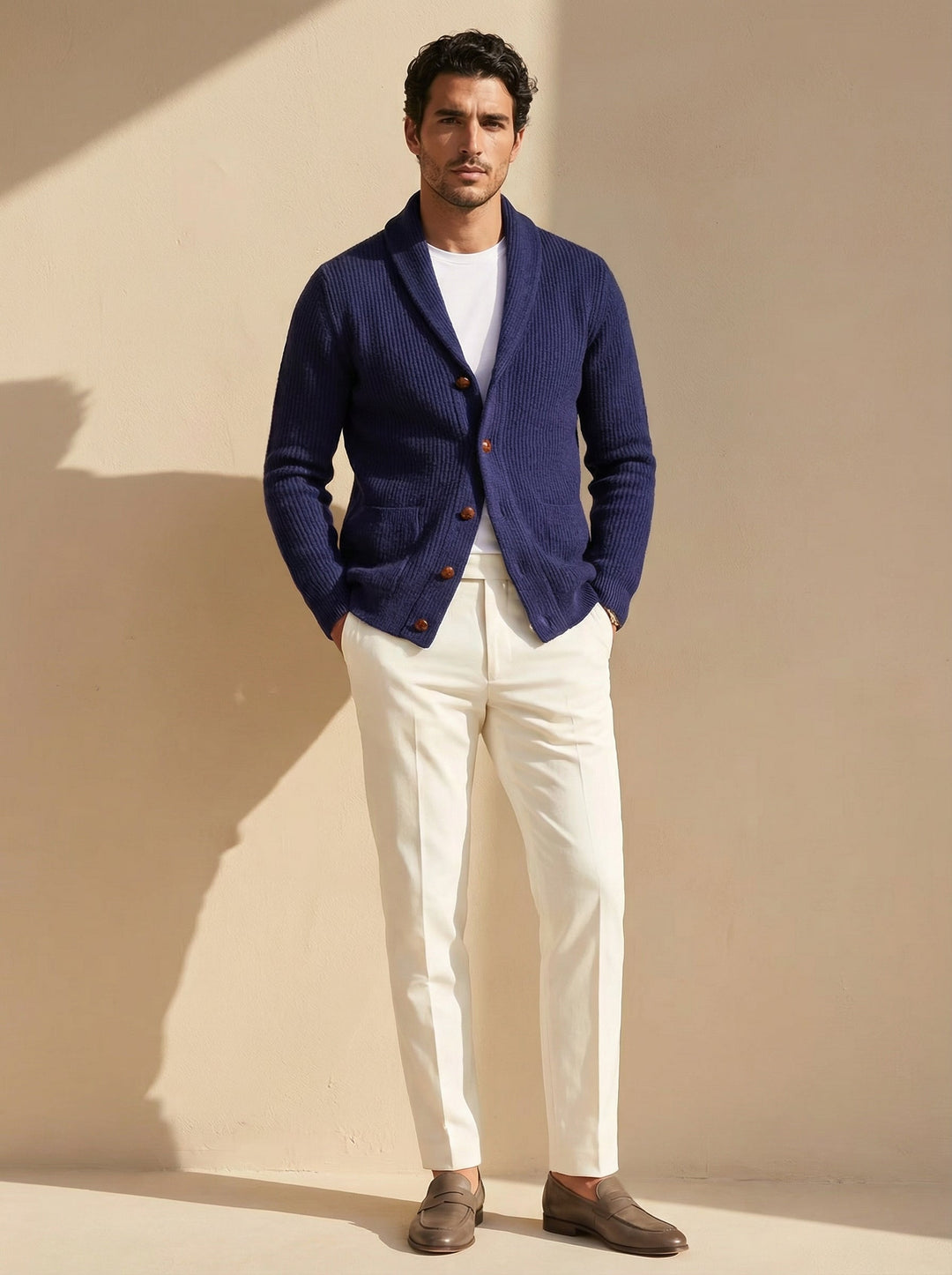 Smart Luxury Shawl Collar Outdoor Cardigan