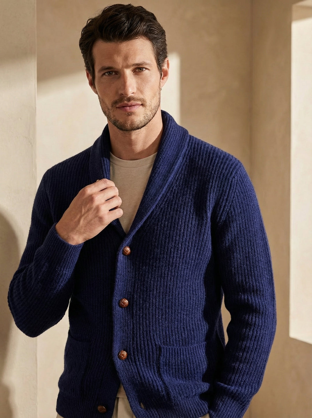 Smart Luxury Shawl Collar Outdoor Cardigan