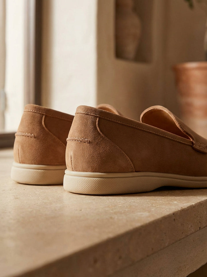 Old Money Classic Men's Clean Suede Loafers