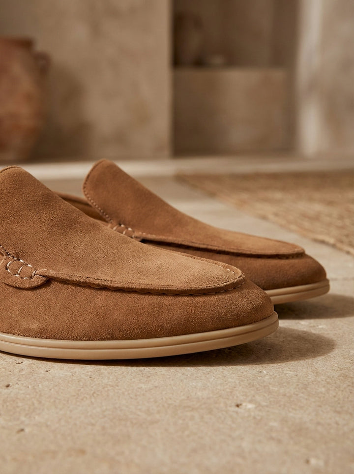 Old Money Classic Men's Clean Suede Loafers
