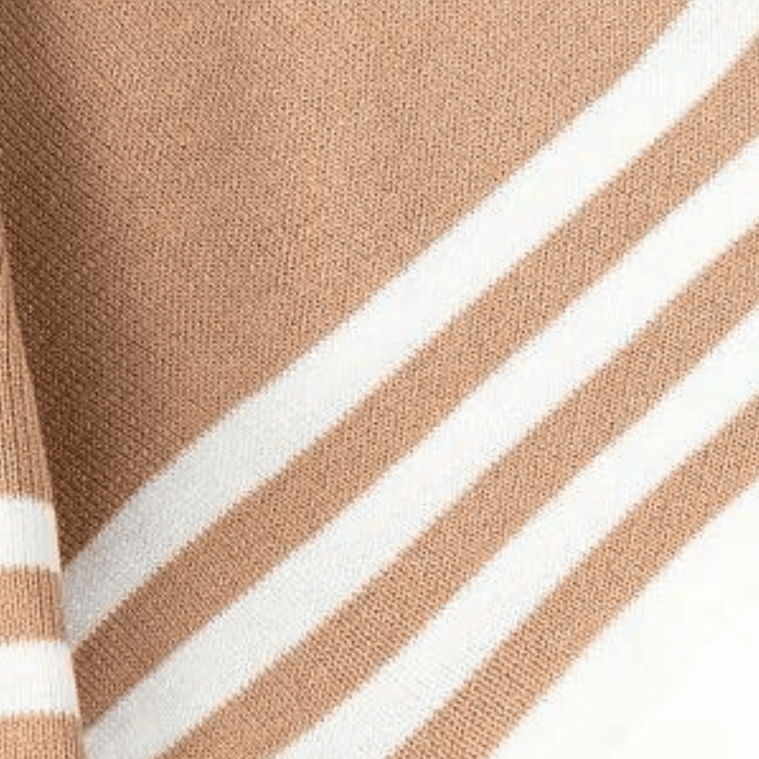 HORIZONTAL STRIPE PANEL POLO