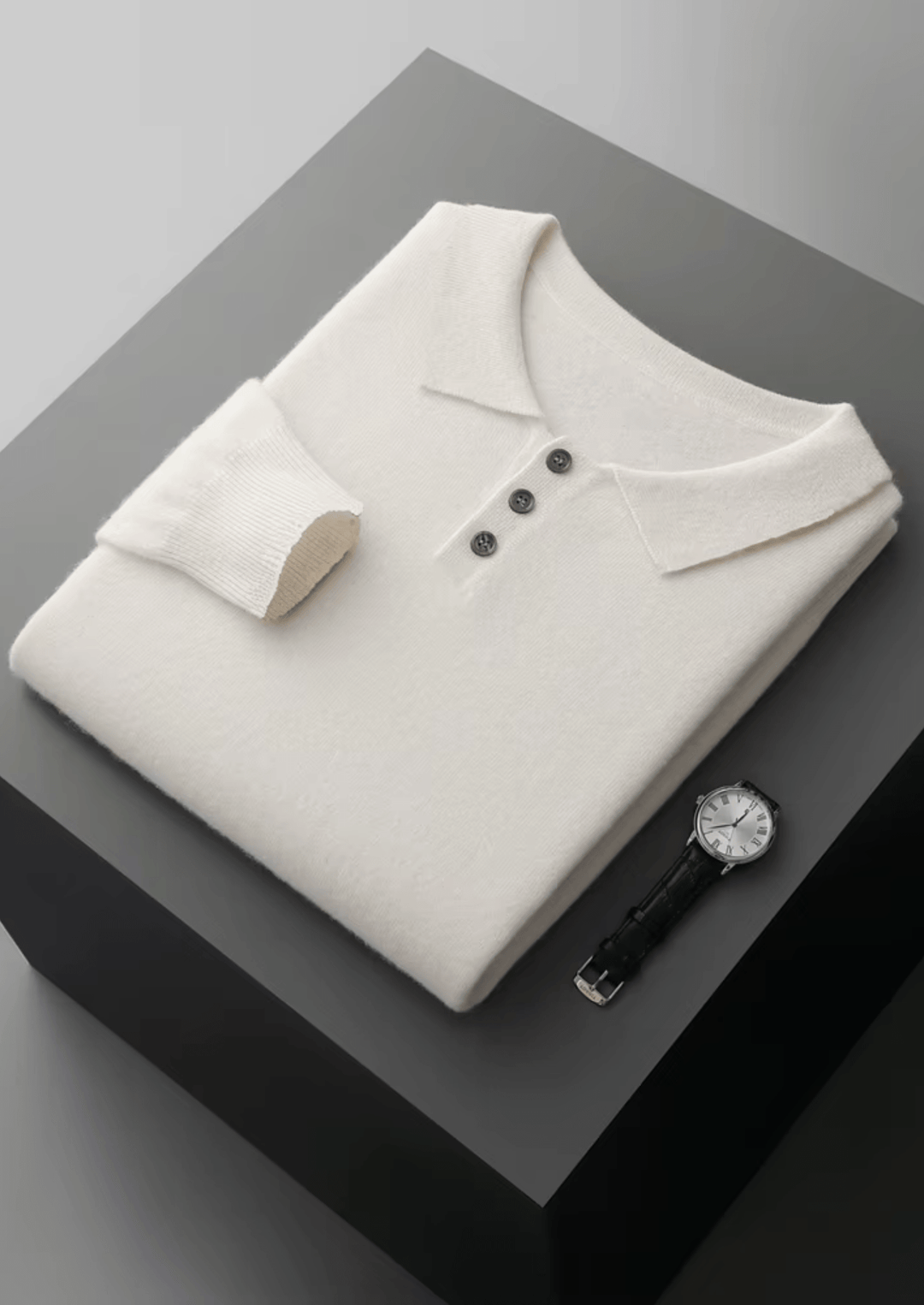 MERINO WOOL CLASSIC SWEATER POLO