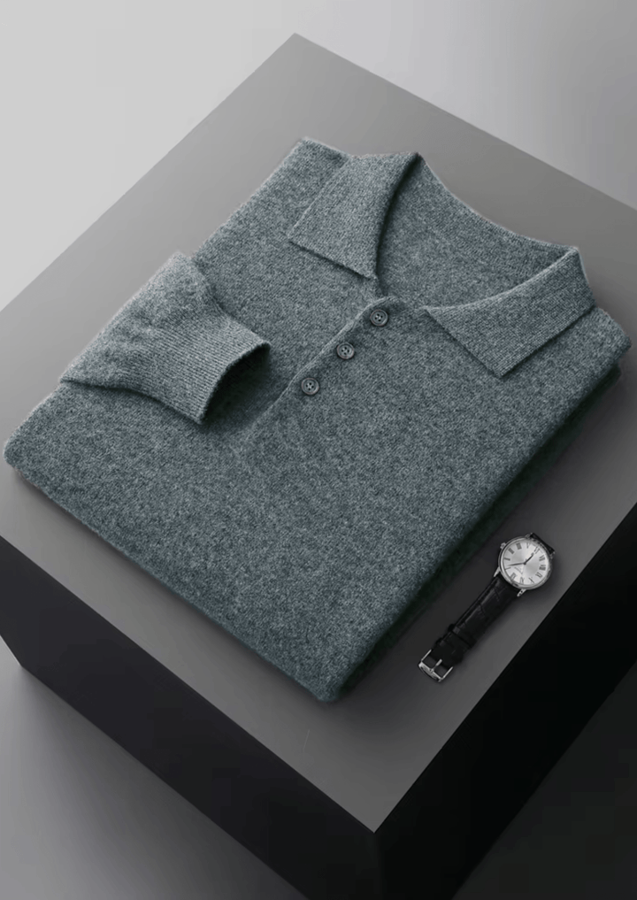 MERINO WOOL CLASSIC SWEATER POLO