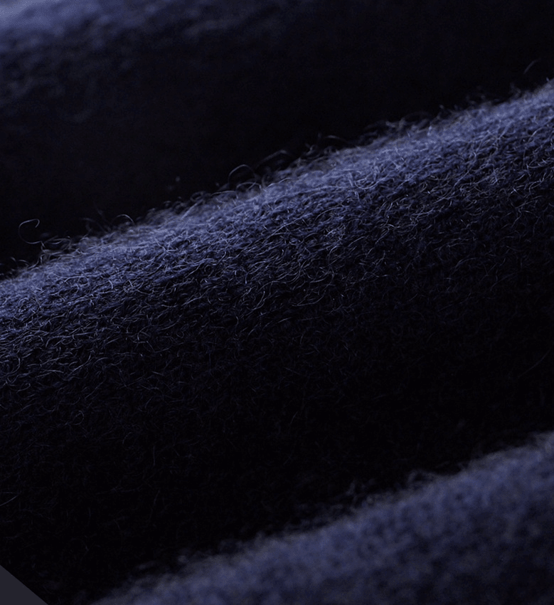 MERINO WOOL CONTRAST-EDGE POLO CARDIGAN