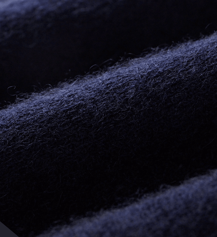 MERINO WOOL CONTRAST-EDGE POLO CARDIGAN