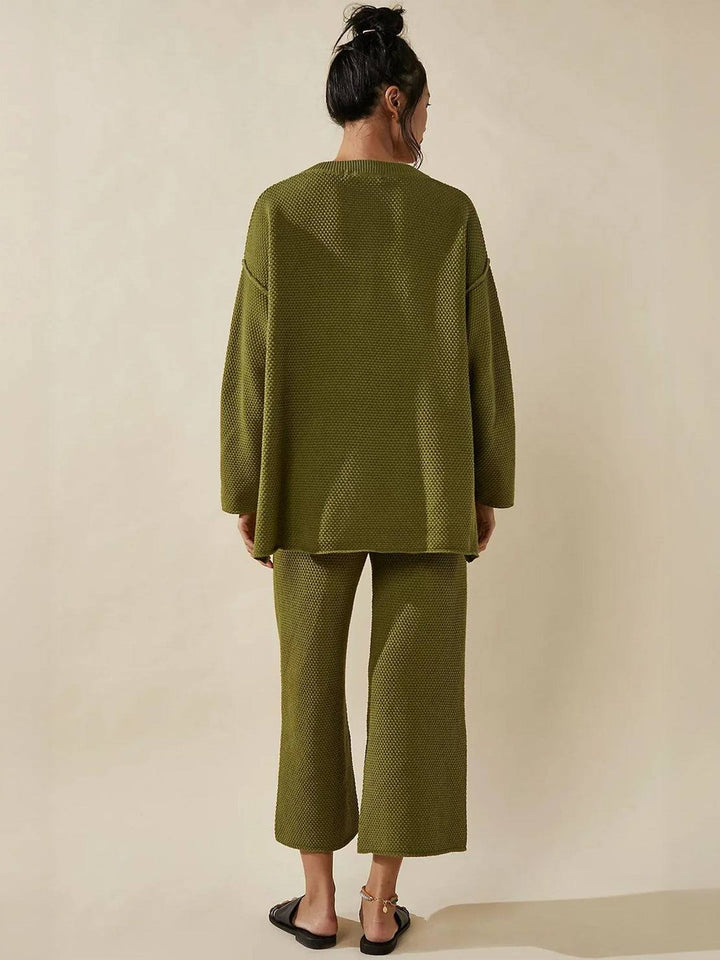 Multi-Weather Comfort: Two-Piece Oversized Set army green image 4 