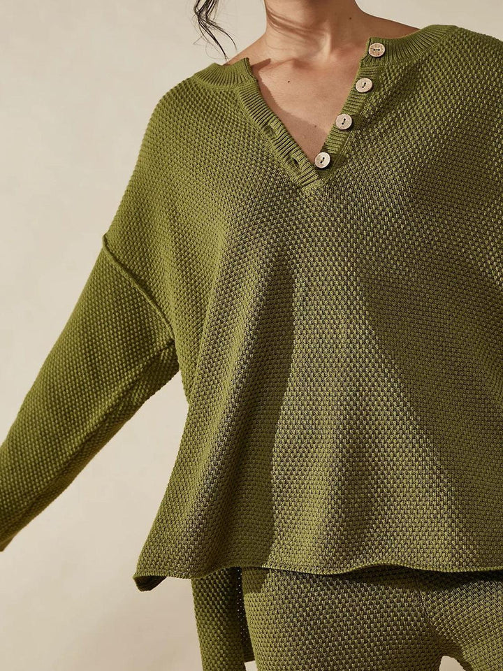 Multi-Weather Comfort: Two-Piece Oversized Set army green image 5 