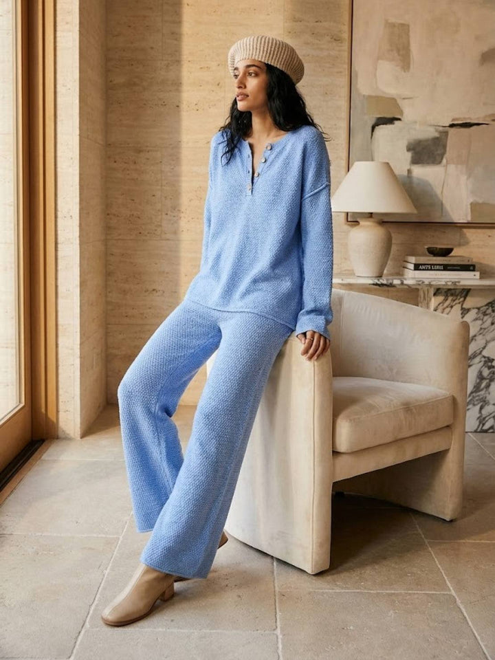 Multi-Weather Comfort: Two-Piece Oversized Set icy blue image 2 
