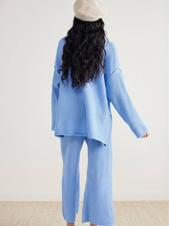 Multi-Weather Comfort: Two-Piece Oversized Set icy blue image 4 