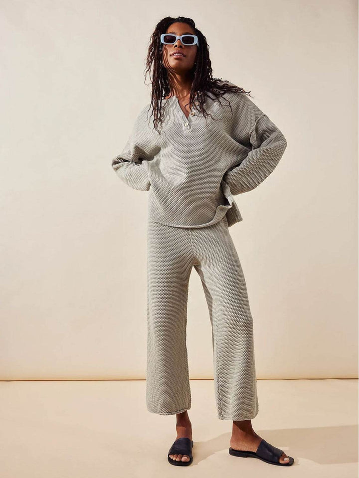 Multi-Weather Comfort: Two-Piece Oversized Set gray image 1 