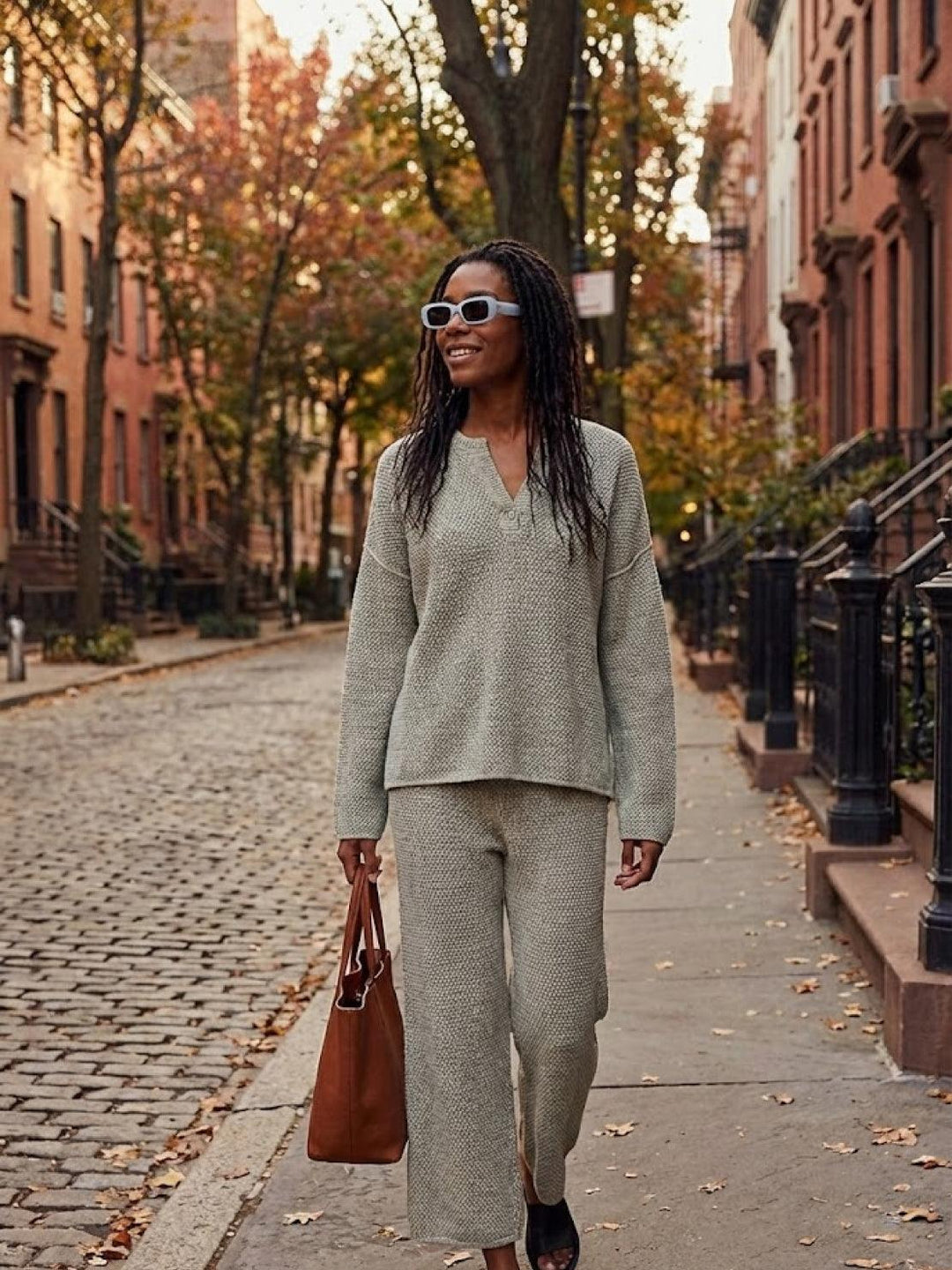 Multi-Weather Comfort: Two-Piece Oversized Set gray image 2 