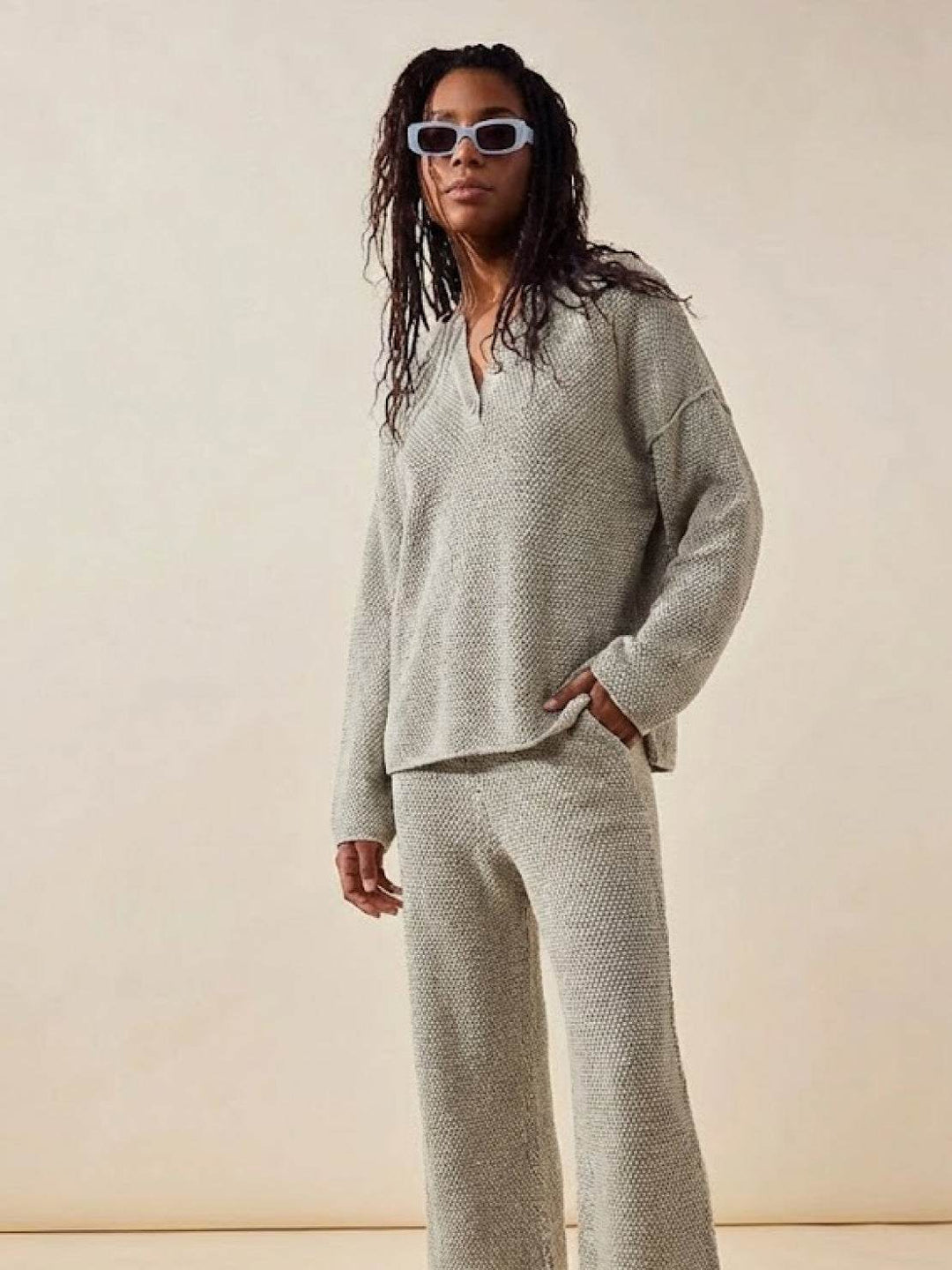 Multi-Weather Comfort: Two-Piece Oversized Set gray image 3 