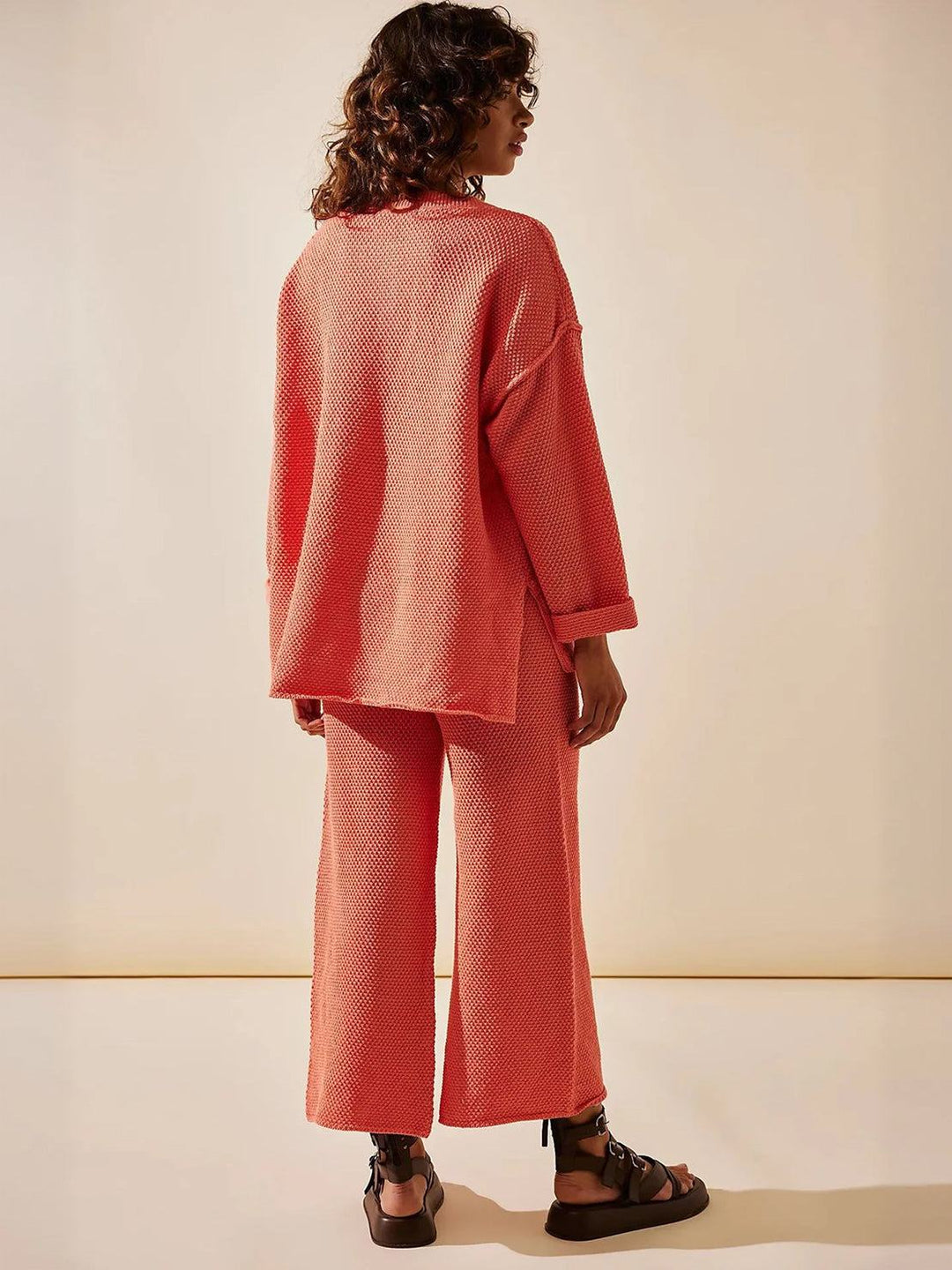 Multi-Weather Comfort: Two-Piece Oversized Set watermelon red image 4 