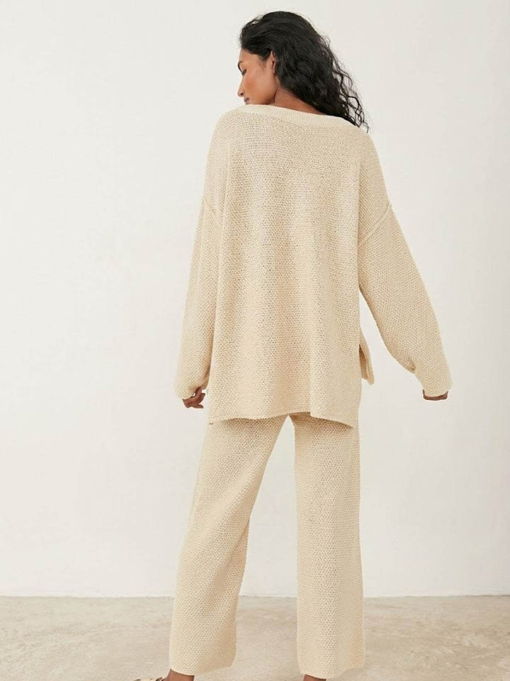 Multi-Weather Comfort: Two-Piece Oversized Set apricot image 4 