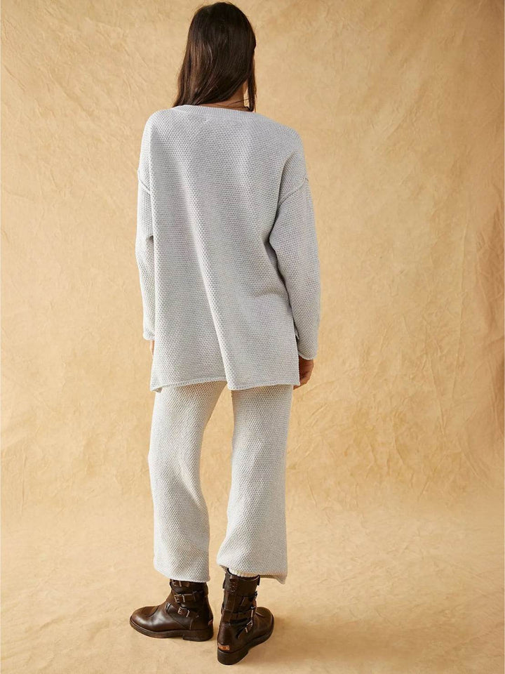 Multi-Weather Comfort: Two-Piece Oversized Set light gray image 4 