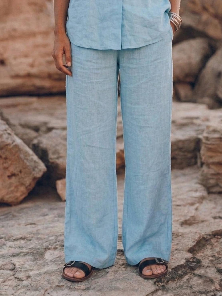 Pure Cotton Relaxed Set lightblue image 12 