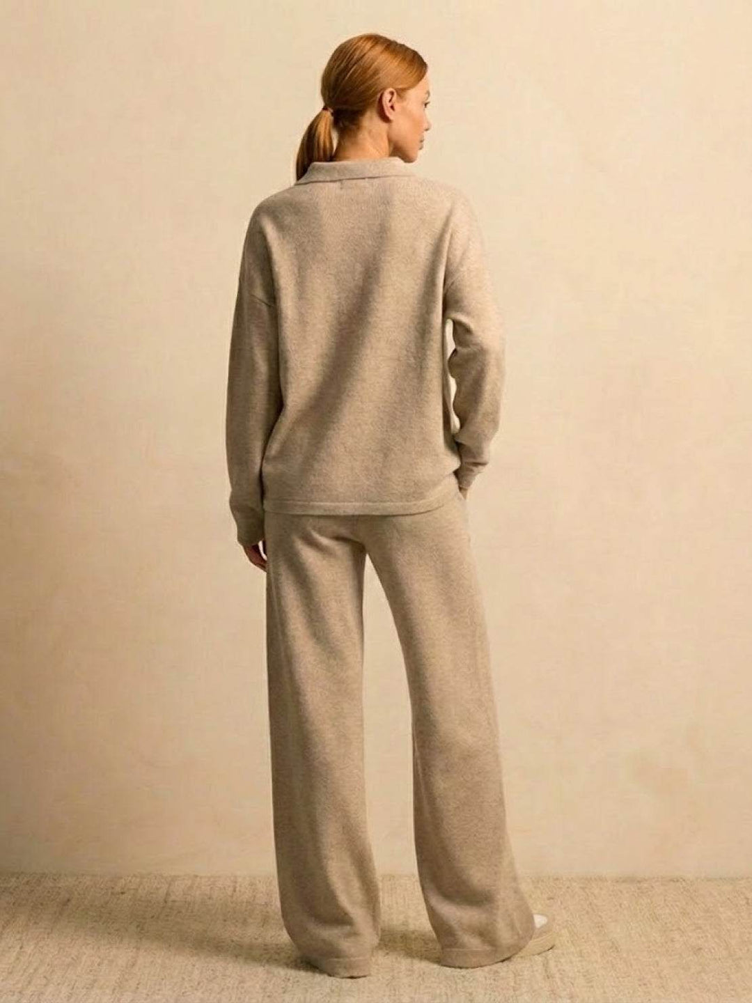 Plush &amp; Preppy Camel Two-Piece Set khaki image 3 