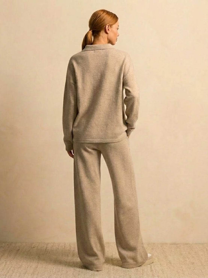 Plush &amp; Preppy Camel Two-Piece Set khaki image 3 
