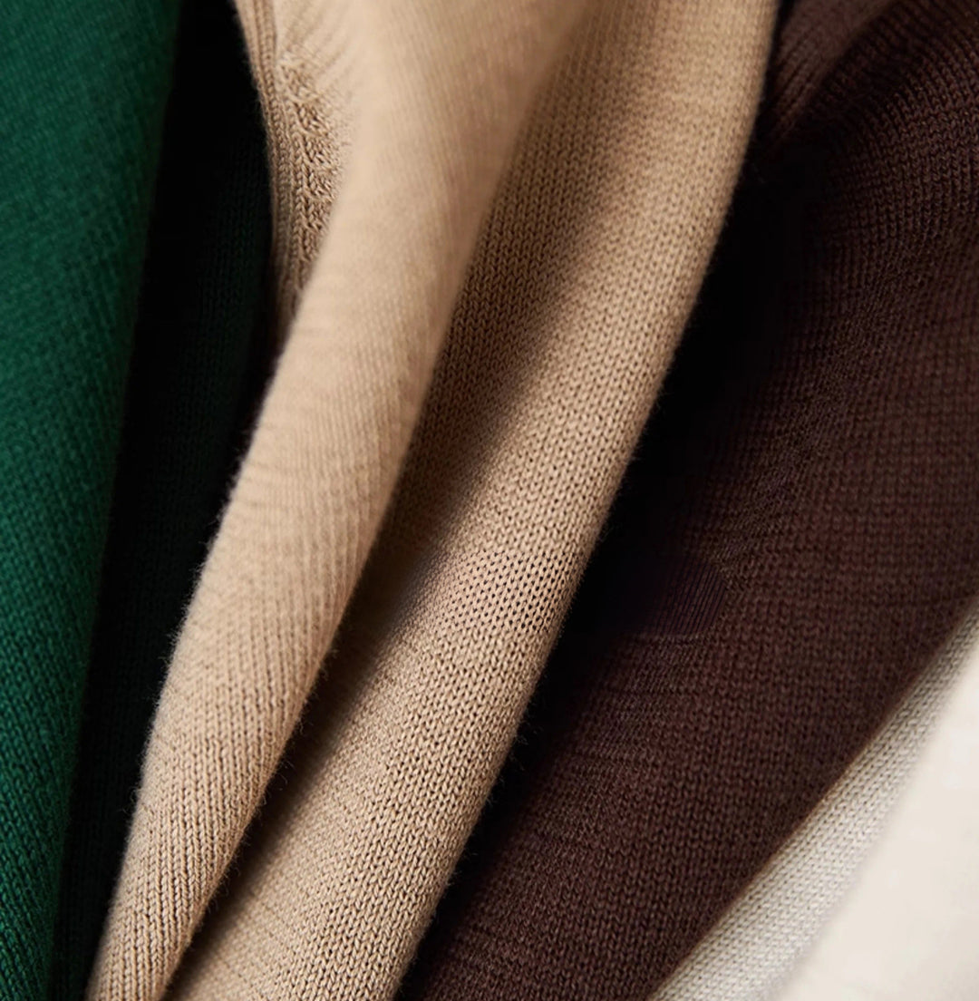 POINTELLE VERTICAL RIBBED POLO