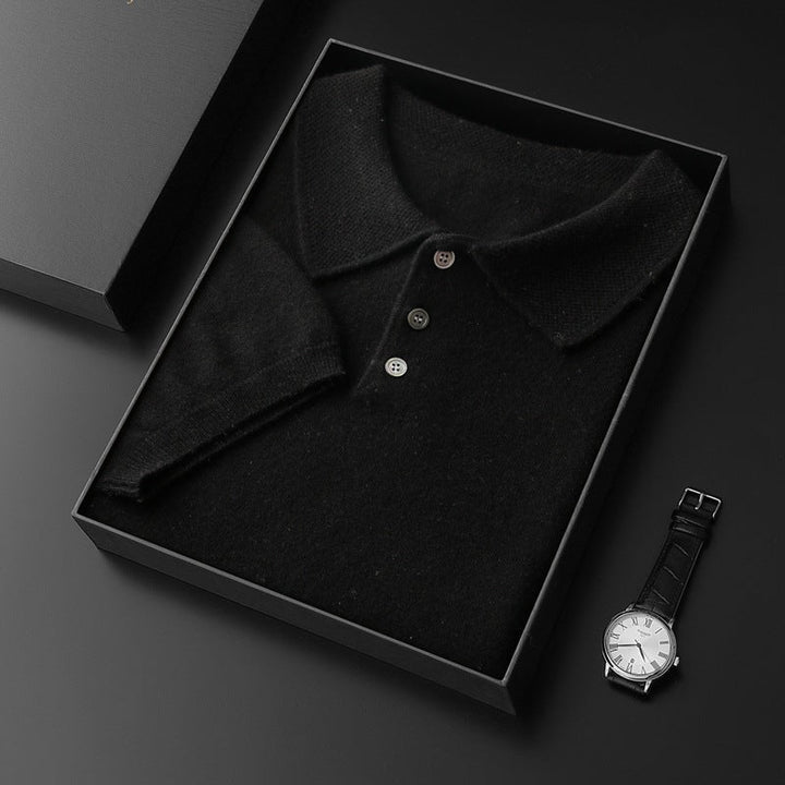 PURE CASHMERE CLASSIC POLO SHIRT