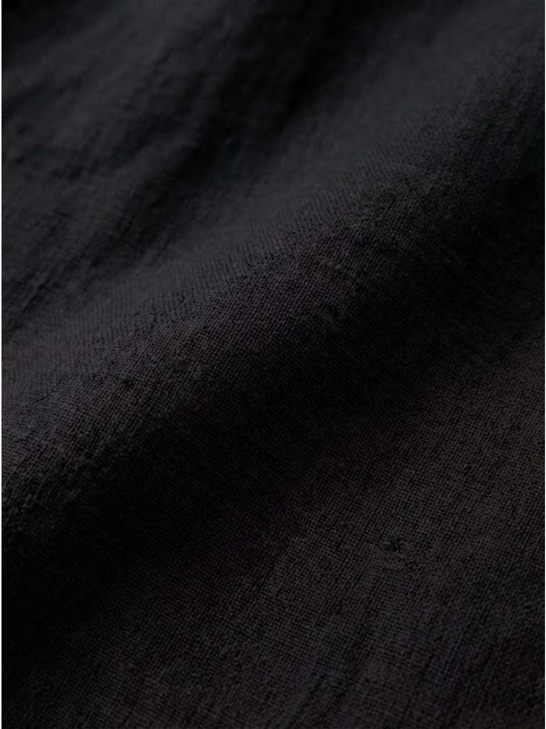 Pure Linen Age-Defying Button Detail Shirt black image 5 