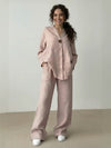 Pure Linen Two-Piece Casual Comfort Set