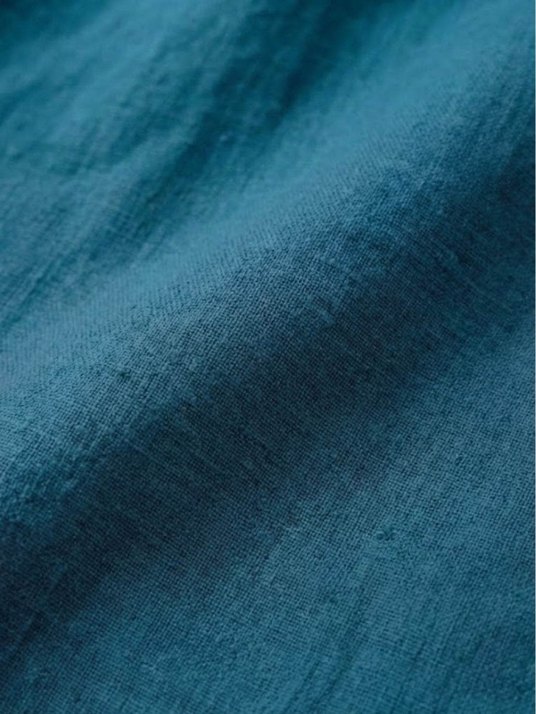 Relaxed Loose Breathable Linen Blouse teal image 5 