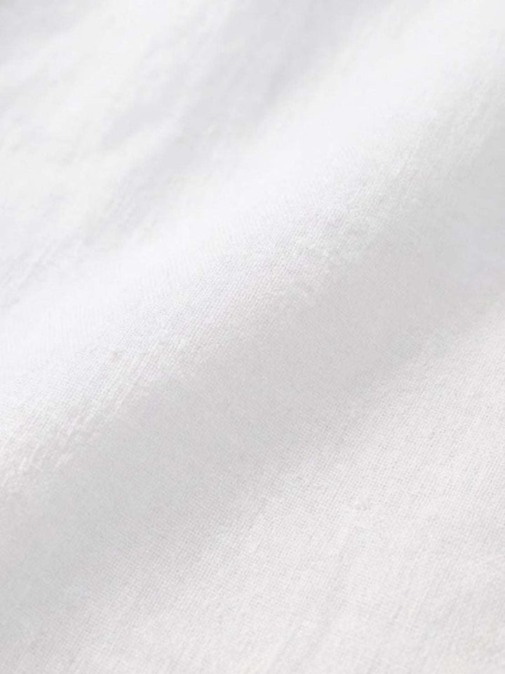 Relaxed Loose Breathable Linen Blouse white image 5 