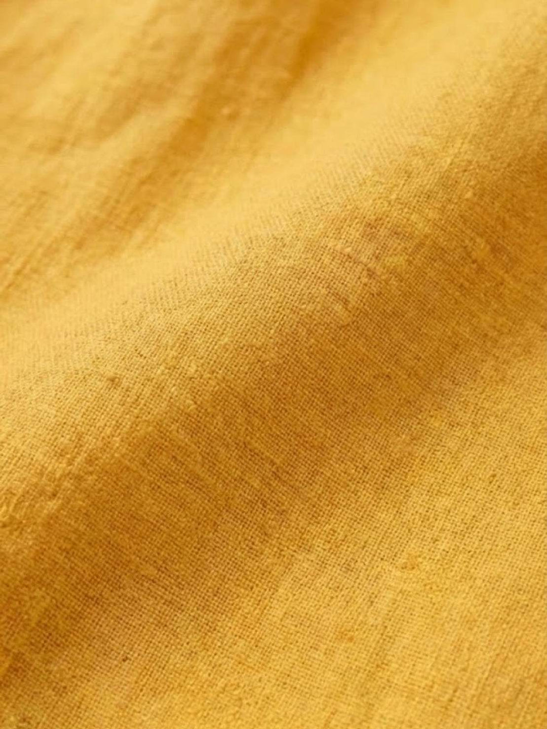 Relaxed Loose Breathable Linen Blouse yellow image 5 