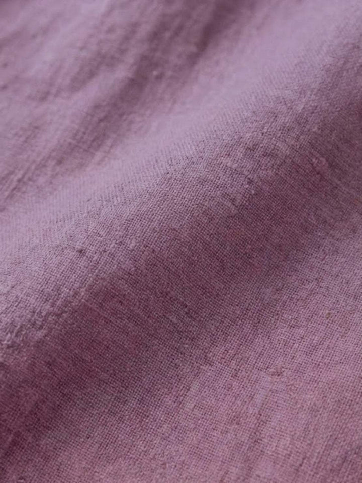 Relaxed Loose Breathable Linen Blouse mauve image 5 
