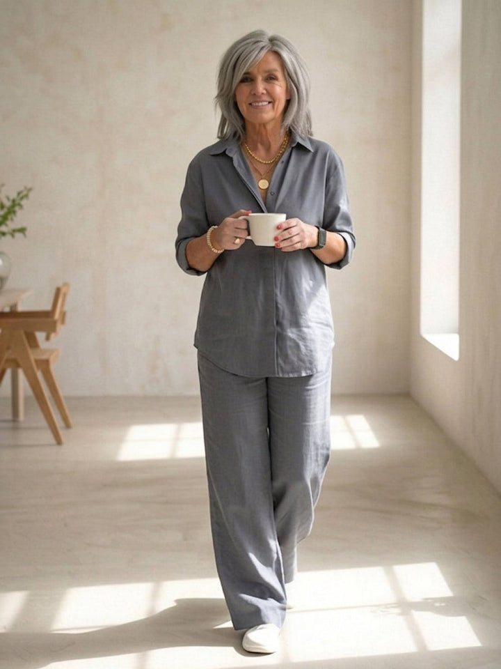 The Relaxed Shirt &amp; Trousers Two-Piece Set