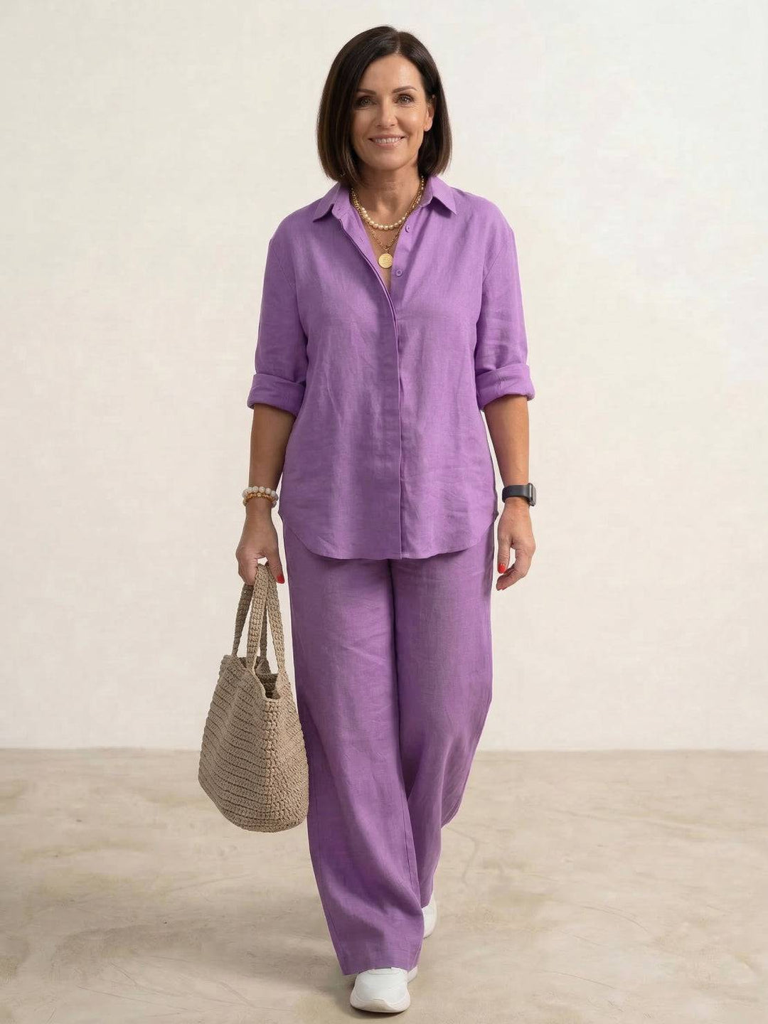 The Relaxed Shirt &amp; Trousers Two-Piece Set