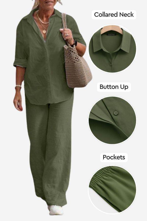 The Relaxed Shirt &amp; Trousers Two-Piece Set