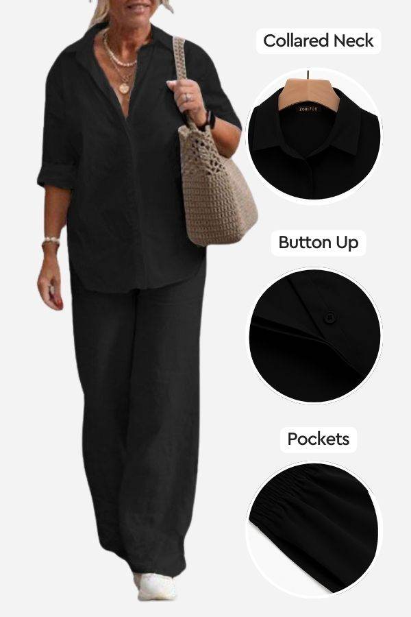 The Relaxed Shirt &amp; Trousers Two-Piece Set