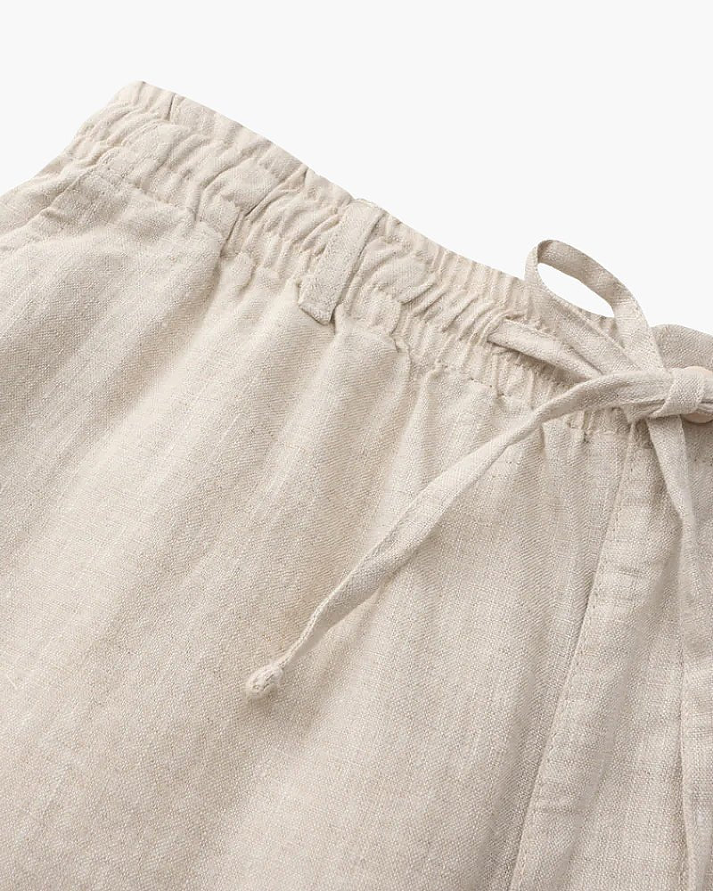 SEYCHELLES - TAILORED LINEN SHORTS