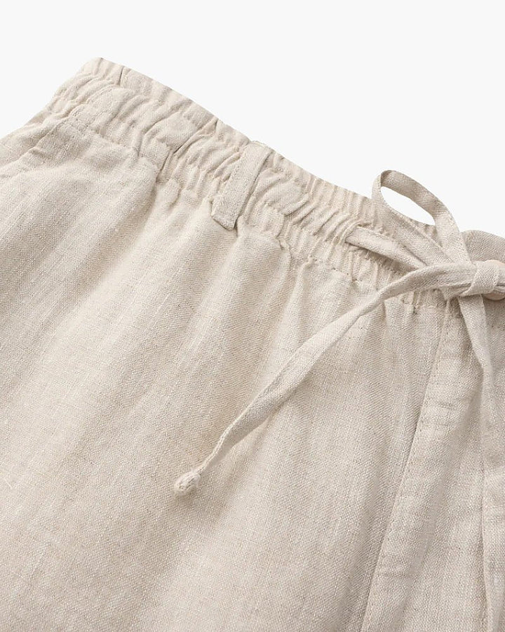 SEYCHELLES - TAILORED LINEN SHORTS