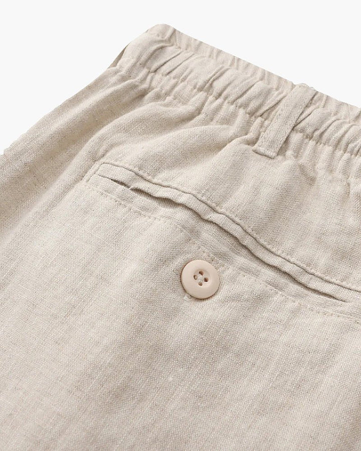 SEYCHELLES - TAILORED LINEN SHORTS