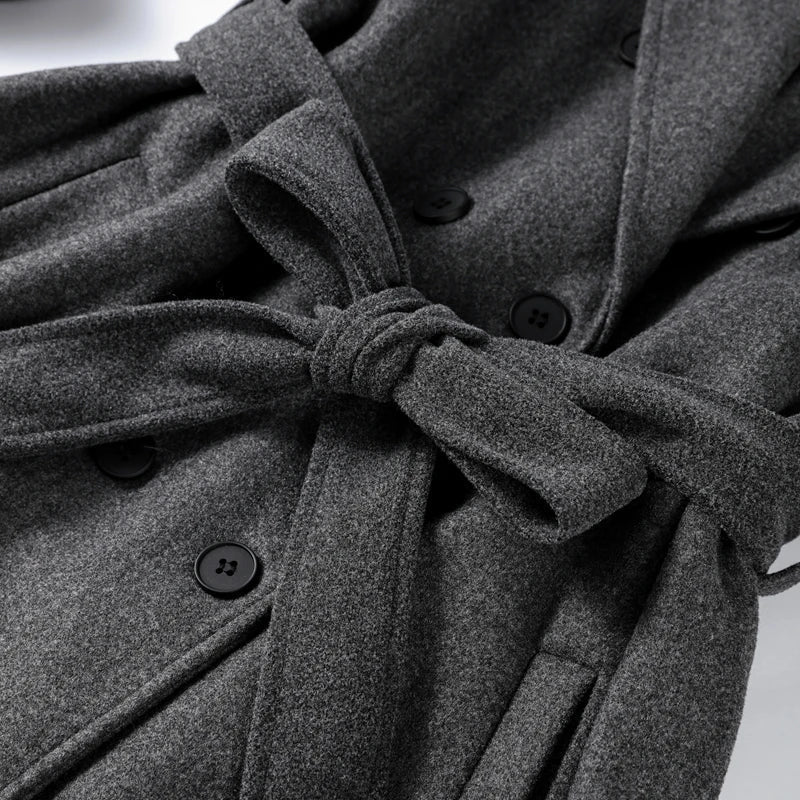 Autumn Winter Coat burgundy image 4 