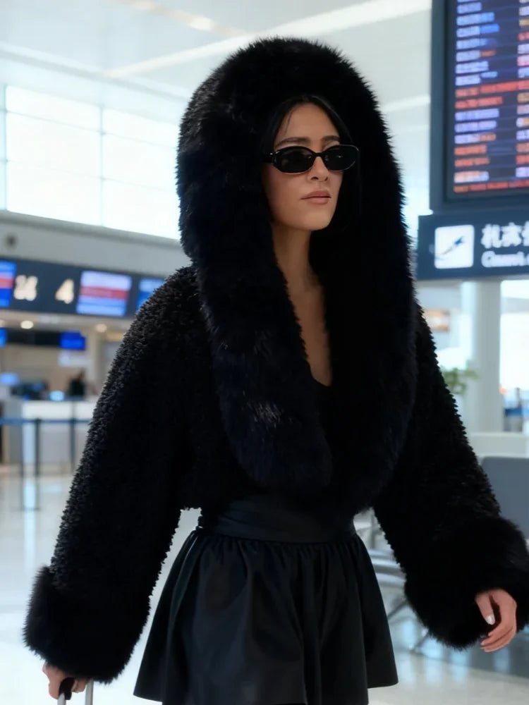 Faux Fur Jacket white image 5 