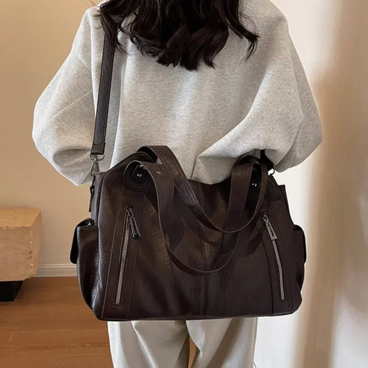 Sculpted Shoulder Bag dark brown image 2 